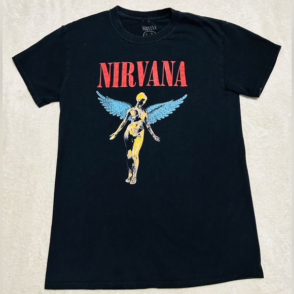 Unisex Nirvana Official Merch T Shirt Size Small - Picture 1 of 4